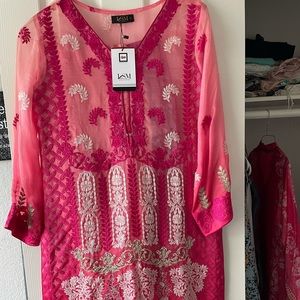 Pakistani dress fully embroidered new tagged